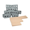 [캐스B]튼튼 시멘트벽돌블럭+커넥터세트(2438set)→(시멘트벽돌블럭+벽돌블럭커넥터)